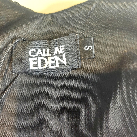 NEW  Call of Eden black and silver Sequin Slip Dress size S - Picture 6 of 11